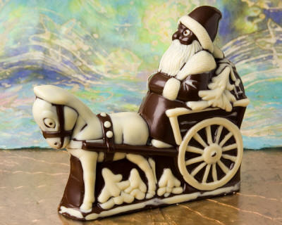 Chocolate santa
